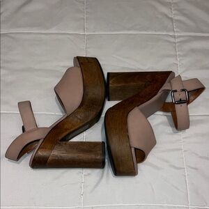 Lulu's Blush Pink Platform Sandals